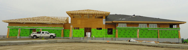 Commercial Framing Construction - Panorama